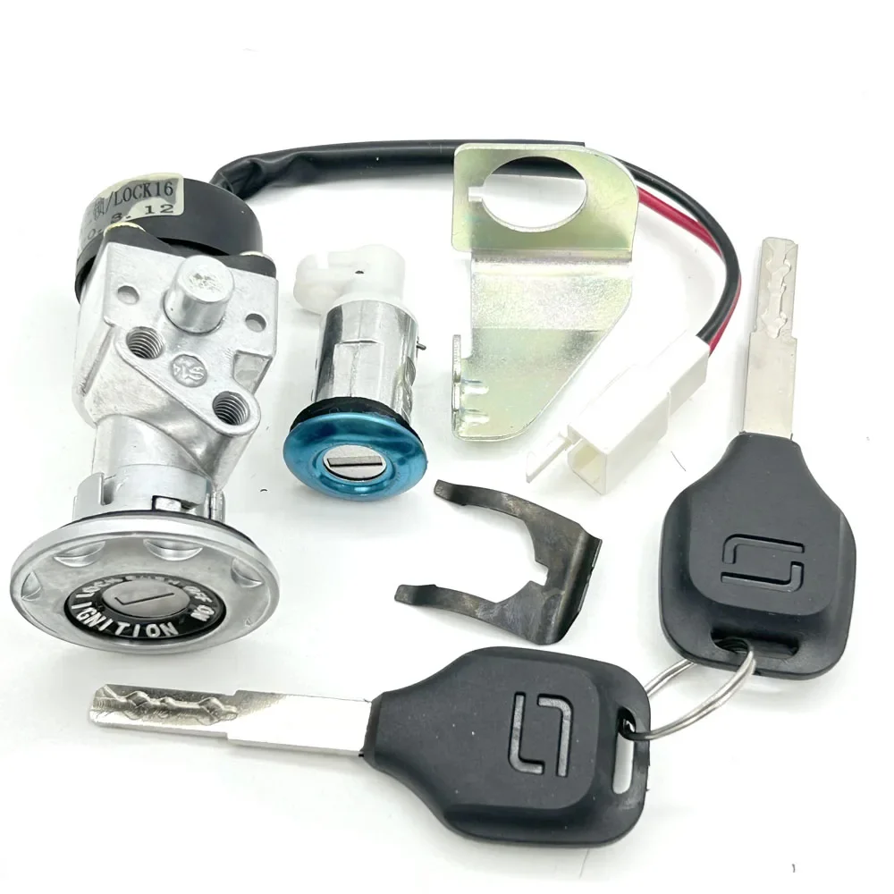 New For Super Soco TC TS TSX TCMax Electric Door Lock Key Set OF Locks Full Car Lock Start Key