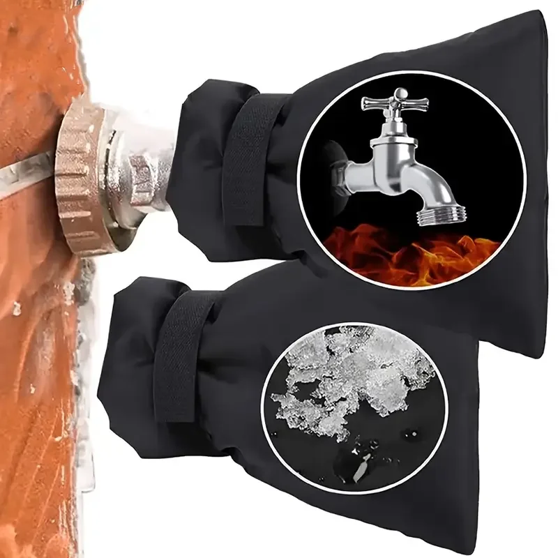 

1-20PC Outdoor Faucet Cover Winter Freeze Protection Tap Insulated Sleeve Waterproof Anti Crack Spigot Bag Garden Pipe Protector