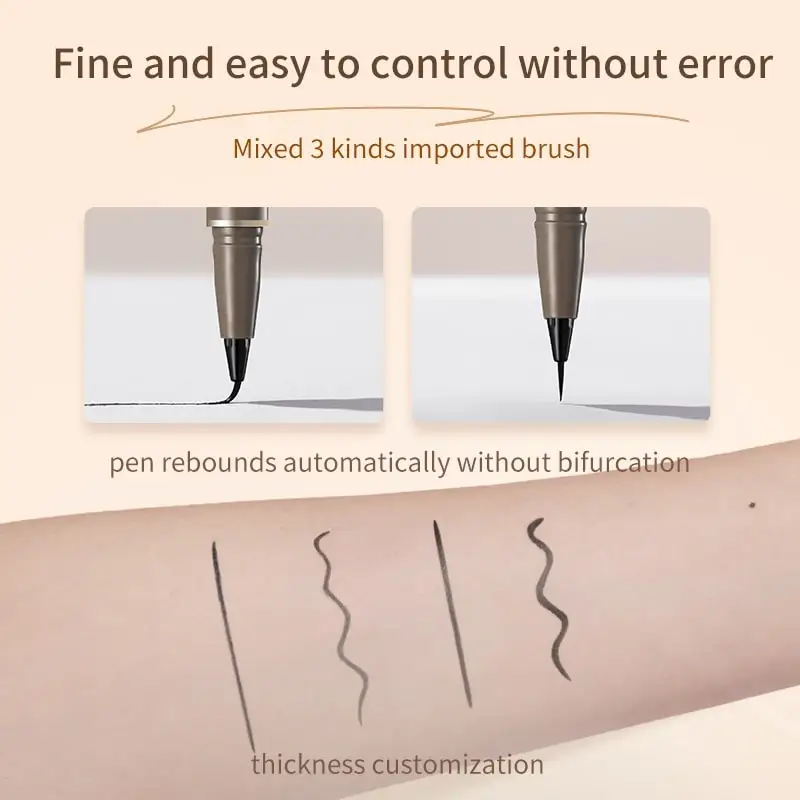 Judydoll Liquid Eyeliner, Ultra Fine Liquid Eyeliner Waterproof with Smooth Strong Fibres, Smudge-proof, Longwearing, Smooth view 2