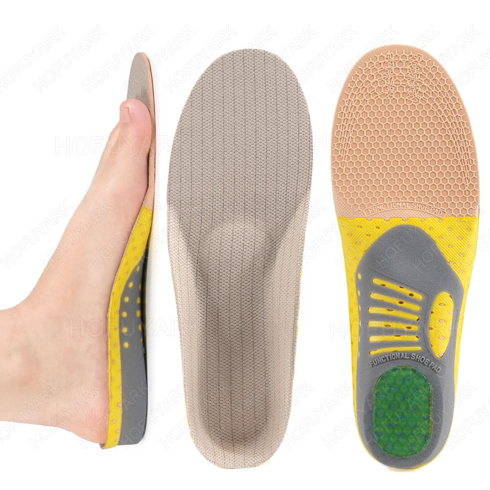 

1 Pair Orthotic Insole for Flat Feet High Arch Support Inserts Plantar Fasciitis Insoles for Shoes Man Woman Orthopedic Foot Pad