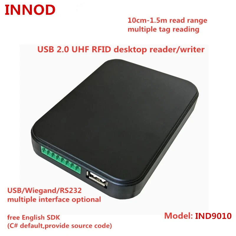 

PR9200 rs232 wiegand26 read range 10cm-2meters passive tag small rfid reader chip usb long range uhf rfid writer reader