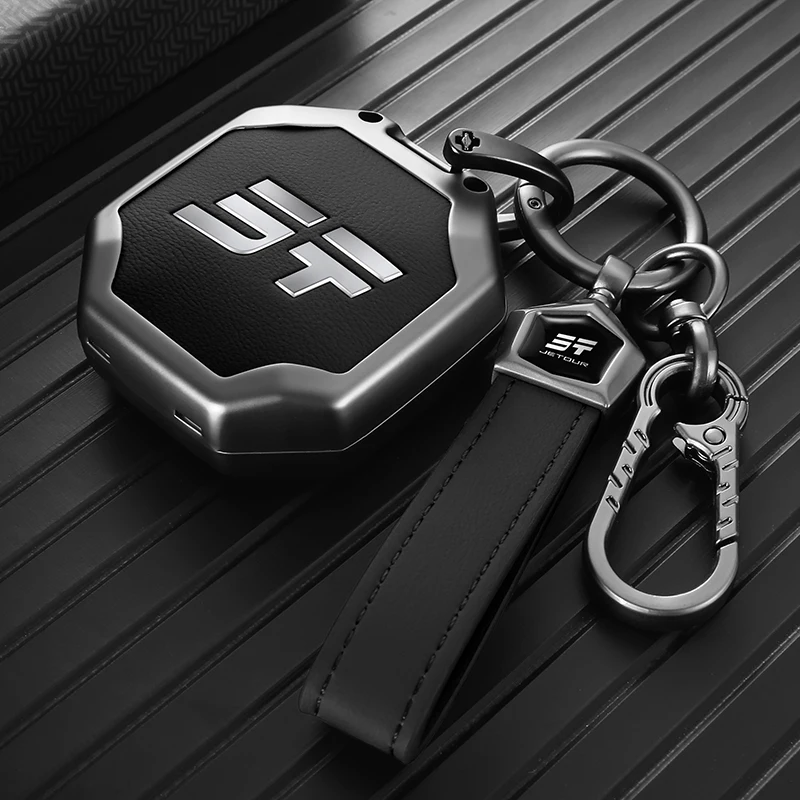 Car Key Cover Key Fob Protector For Chery Jetour T2 Jetour T1 2023-2025 Zinc Alloy Full Cover Anti Scratch Anti Drop Accessories