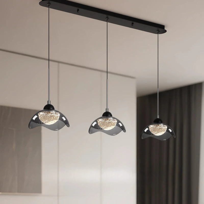 

nordic Glass led pendant lights for living dining room coffee tables kitchen bedroom Chandelier home decor Hanging light fixture