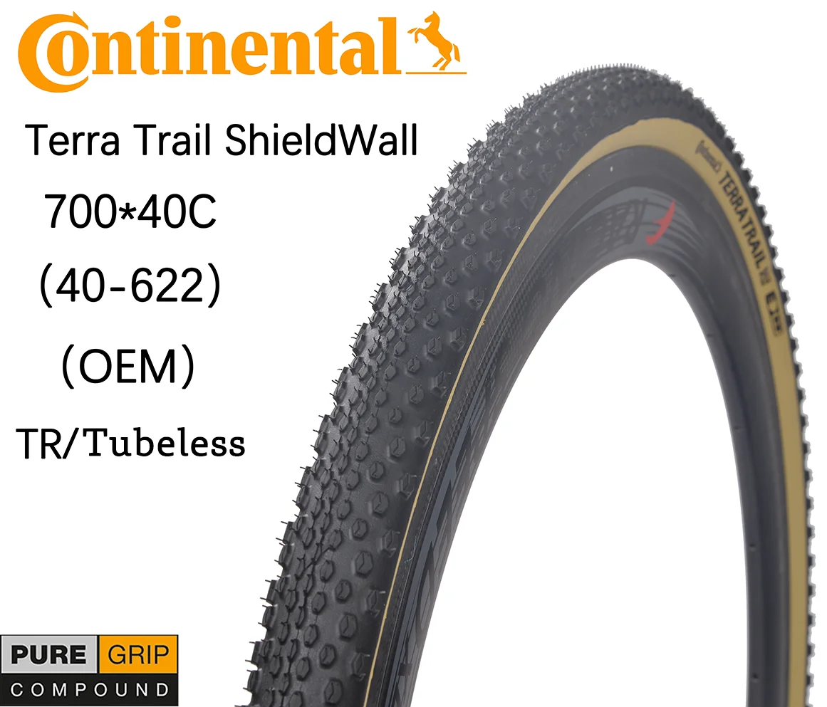 Continental Terra Trail Hardpack Gravel Road Bicycle Tire Tubeless