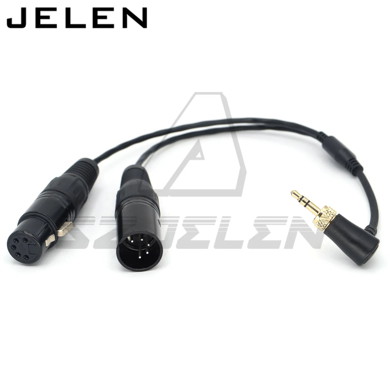 3.5 إلى مزدوج XLR 5pin ذكر أنثى لمحول NANLITE Sidus One DMX كابل Forza, FC, PavoSlim, Pavotube ll C #3