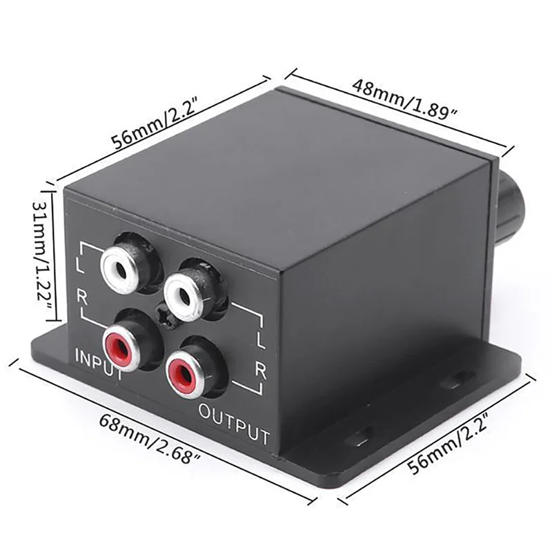 A96E-3X パワーアンプオーディオレギュレータ低音サブウーファーイコライザーフォブレーザーコントローラ 4Rca 調整ラインレベルボリュームアンプ