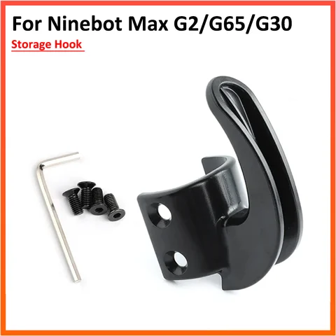 전기 스쿠터 스케이트보드 걸이 가방 클로, 곡선 행어 후크 액세서리, Ninebot MAX G30 G30D G2 G65 보관 후크