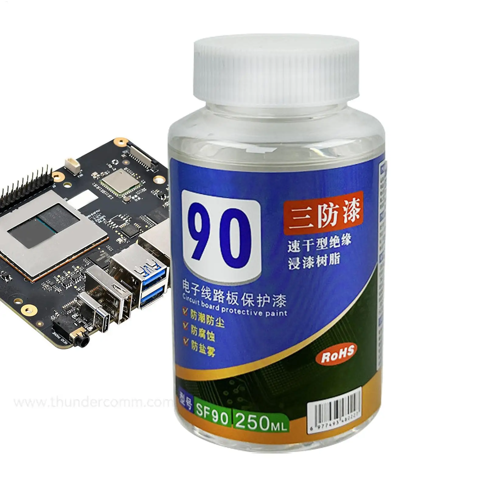 Conformal Coating 100ml Waterproof Clear Conformal Coating PCB Insulating Varnish for Circuit Board Motherboard LED Motherboard