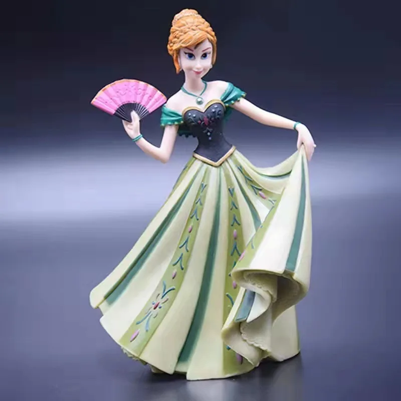 جديد الجليد الأميرة إلسا آنا الشعر الطويل دمية على شكل أميرة تحصيل تمثال ديكور المنزل نسخة التجارة عبر الحدود لعبة الشكل #6