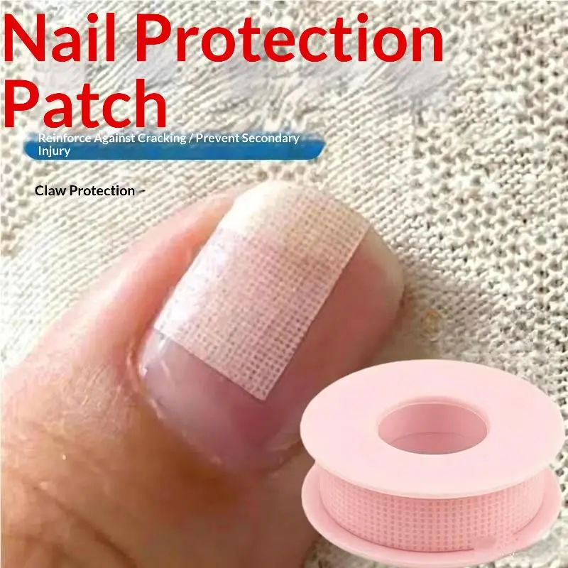 New 1pcs Nail Protection Stickers Breathable And Waterproof Reinforcement Surface To Prevent Breakage Nail Biting And Chewing