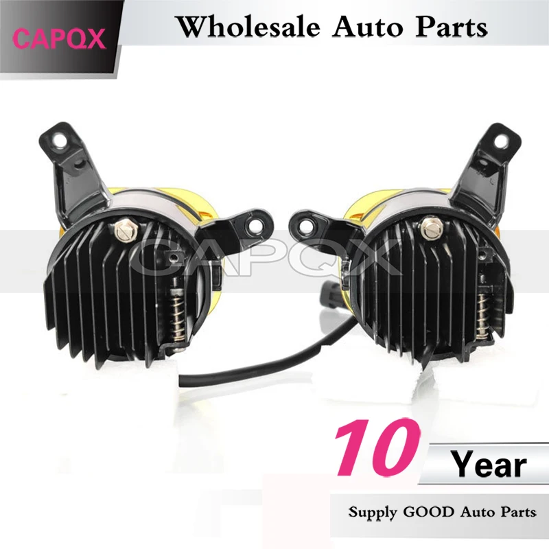 CAPQX 1pair LED Front Bumper Foglight For Jetour Traveler T2 Modify Fog Lamp Front Bumper Lamp Fog Light Driving Lamp
