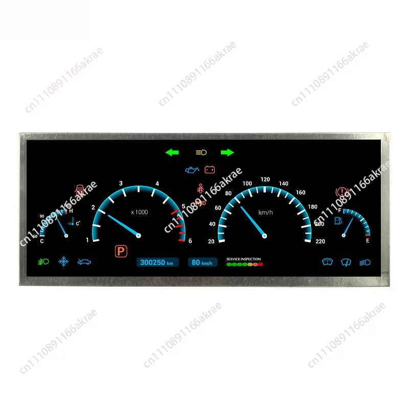 for 12.3 inch dual-group LVDS interface 1920 * 720 car navigation industrial control LCD screen TFT LCD screen