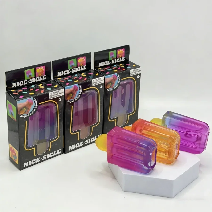 Schylling Needoh popsicle blind box Cube Sensory Stress Relief Squishy Cube Anti-Anxiety Squeeze Object for birthday gift toy view 2