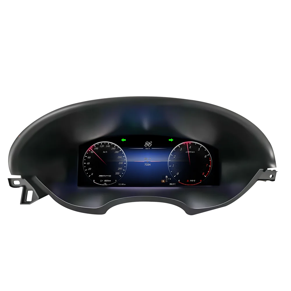 

Новое обновление ЖК-дисплея, автомобильный цифровой кластерный прибор, измеритель скорости, приборная панель для Benz R/ML/GL/G/GLE/GLS Class 2012-2017