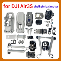 Original AIR 3S drone spare parts, upper  middle lower shell, gimbal yaw  motor, bracket, arm,PTZ ESC GPS cable，For DJI air3s