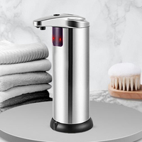 250ml Stainless Steel Automatic Soap Dispenser Infrared Sensor  Non-Contact Foam Soap for Bathroom Kitchen Hotel