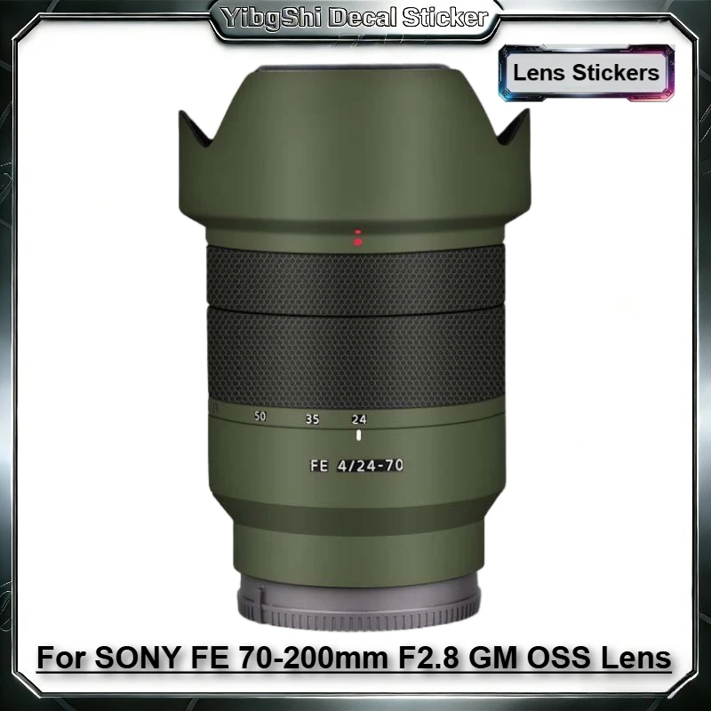 

Защитная виниловая пленка-наклейка для объектива SONY FE 70-200mm F2.8 GM OSS, защитное покрытие для корпуса объектива SEL70200GM