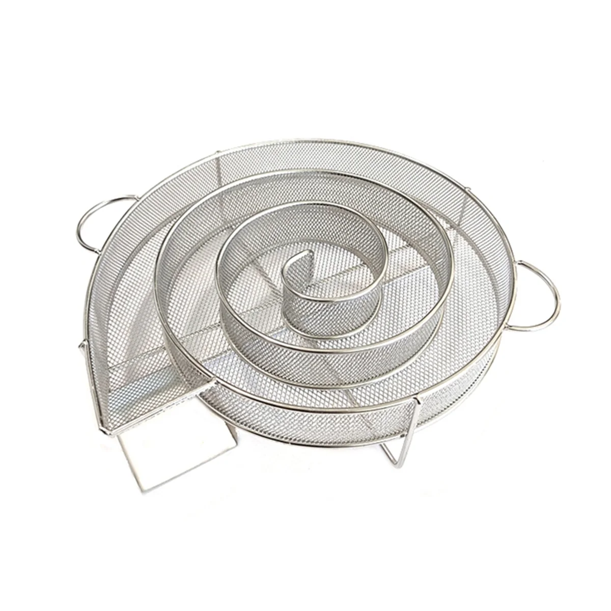 Smoking Basket Spice Rack Stainless Steel Smoking Tray Cold Smoke Generator Smoking Box Outdoor BBQ Rack (Type A) HOT