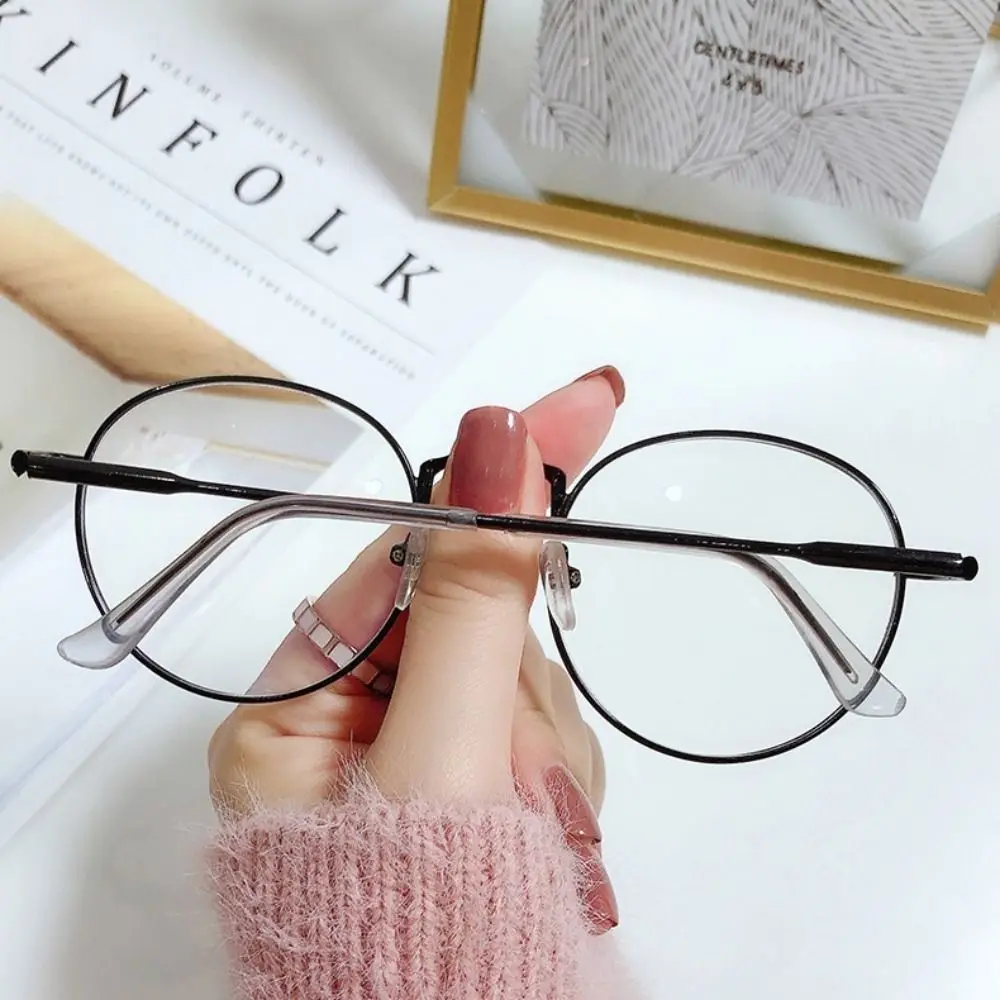 Portable Blue Ray Blocking Anti-Blue Light Glasses Eye Protection Ultralight Computer Goggles Metal Frame Eyewear Men Women
