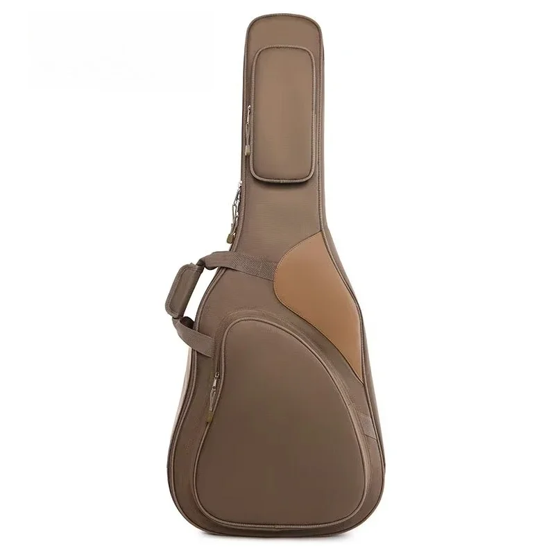 

Waterproof Oxford Electric Guitar Performance Bag with Padded Two Pockets Acoustic Classical Bass Guitar Bag