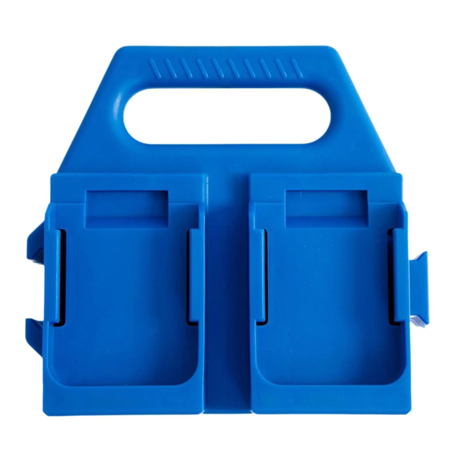 Battery Storage Rack Handheld Lightweight Sturdy Tool Holder 4 Compartments Battery Mount Holder for Garage Home Workbench