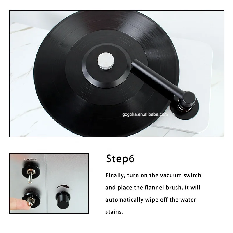 آلة التنظيف الكهربائية الأوتوماتيكية من الفينيل الدوارة مع الكهرباء