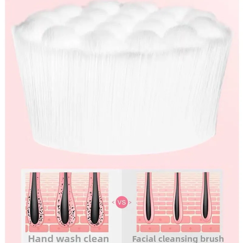 3D ダブルシリコン洗顔ブラシ両面洗顔ブラシ手動マッサージ黒ずみ除去ソフト毛ブラシ角質除去剤