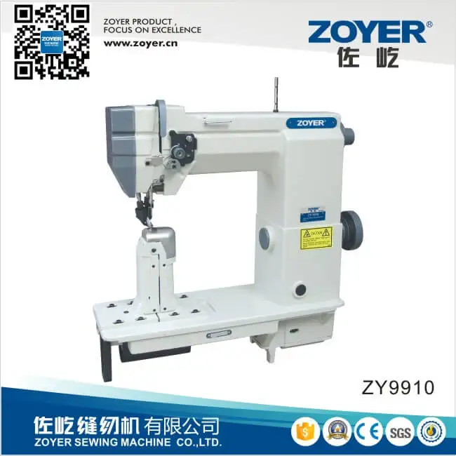 ZY9910 Zoyer heavy duty shoe sewing machine Single-needle post bed