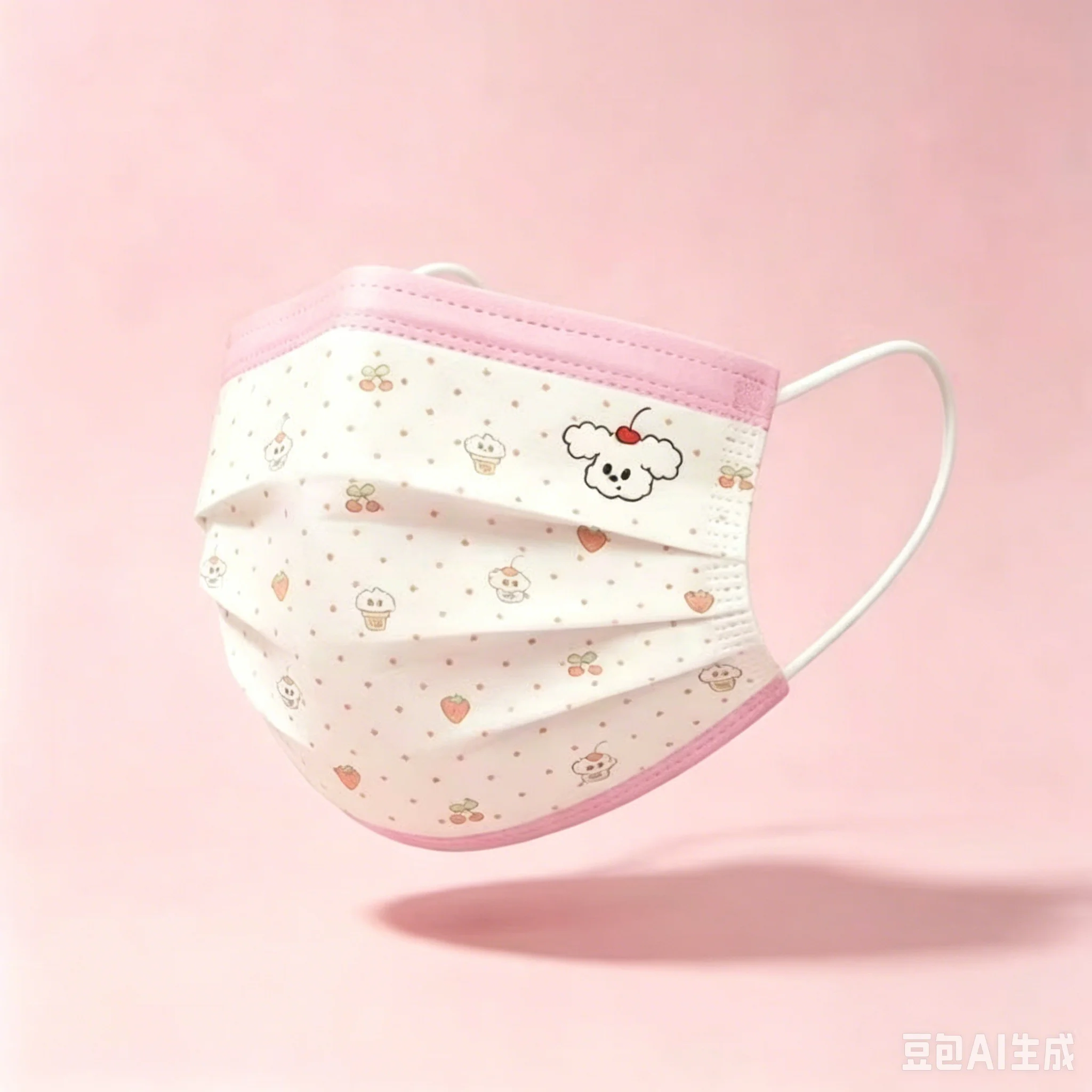 Adult Disposable Face Mask 3-Ply Dust-Proof Breathable Health Care Individually Wrapped Cute Cartoon Anime Decoration