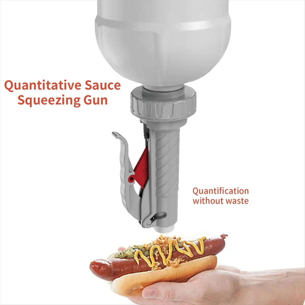 Sauce Dispenser 5.5L Large Capacity Sauce Dispenser for Mustard, Salad, Ketchup, Mayonnaise Green
