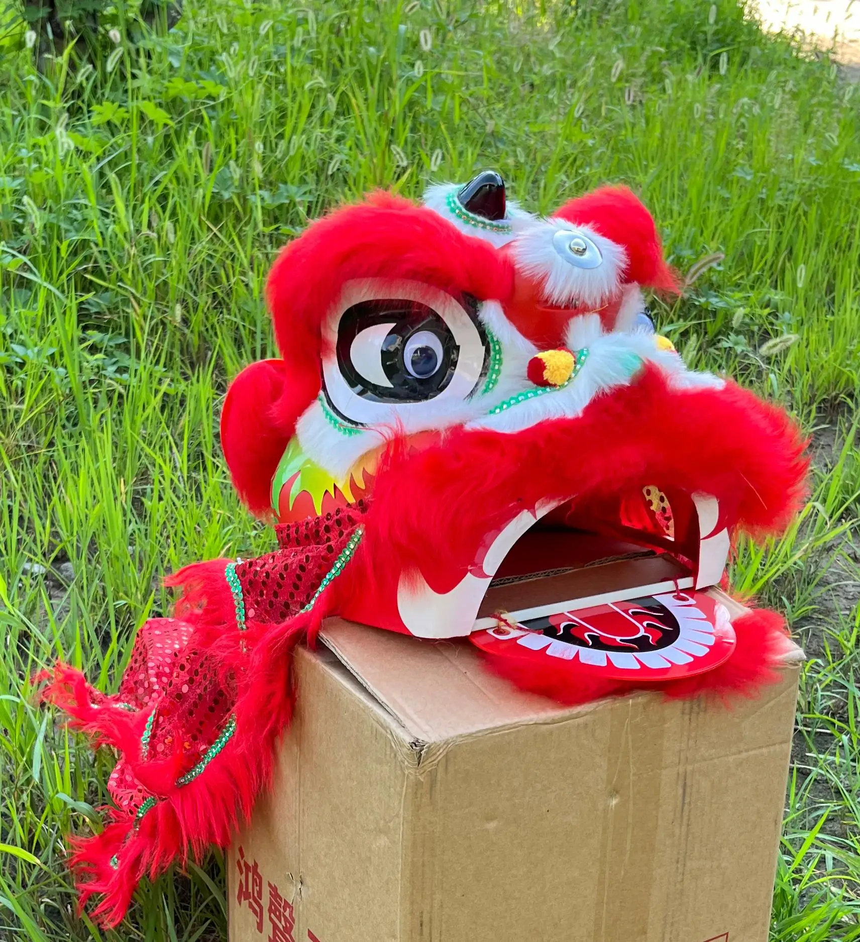 kid-suit-14-inch-classic-lion-dance-costume-suit-5-12-age-child-sport-entertainment-toy-party-game-cartoon-stage-props-parade
