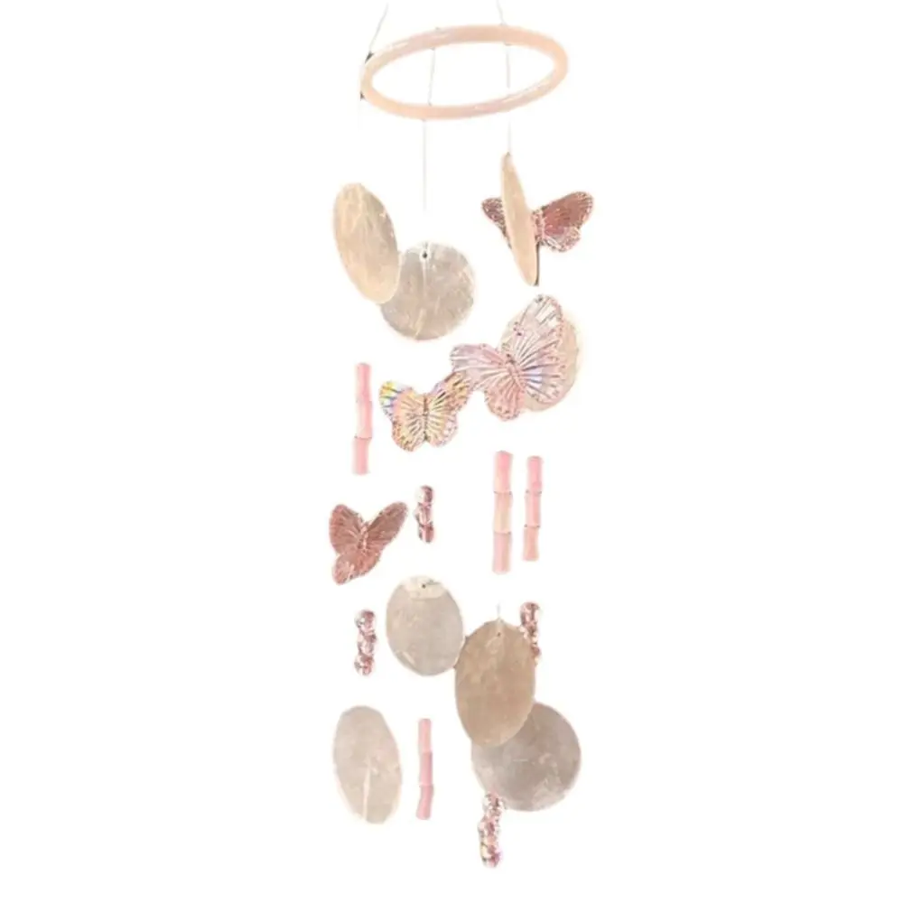 Fashion Koi Butterfly Wind Chimes Material Kit Handmade DIY Home Decor Accessories Wind Bell Hanging Ornaments Bedroom