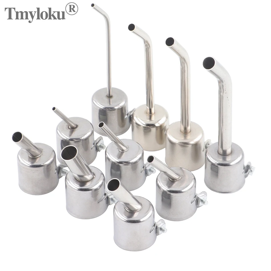 4szt BGA 850 Seria Uniwersalna dysza gorącego powietrza Przedłużenie kolanka Stacja rozlutowania z dyszą BGA Uniwersalna 3mm 5mm 6mm 8mm