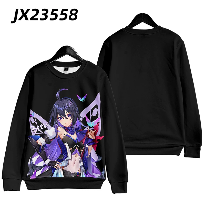 Anime Honkai Star Rail 3D-Druck Reiß verschluss Frauen/Männer Hoodie Sweatshirt Seele Cosplay Reiß verschluss Kapuzen jacke Oberbekleidung Freizeit Trainings anzug