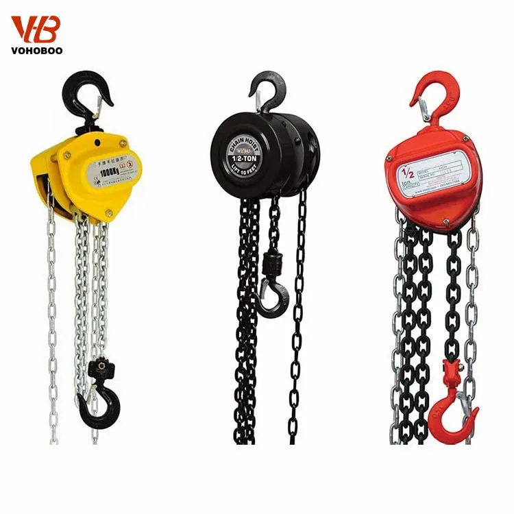 1ton 2ton 3ton 5ton 10ton 20ton Stainless Steel Manual Hoist Chain Block for Workshop