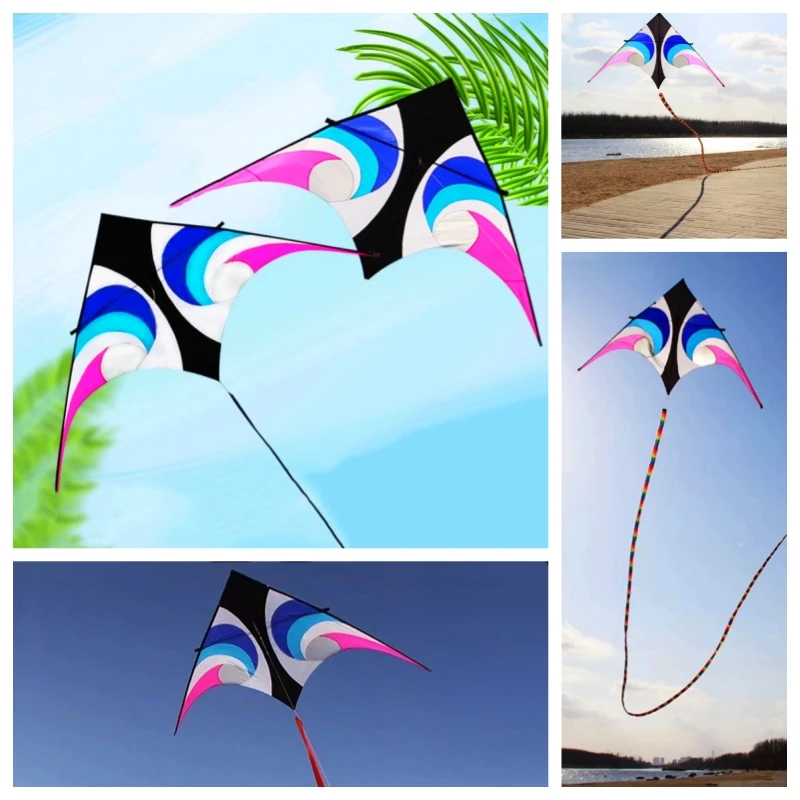 

Free Shipping Delta kites flying for kids kites factory extension toy steering kite windsurfing kite flying adult kite eagle koi