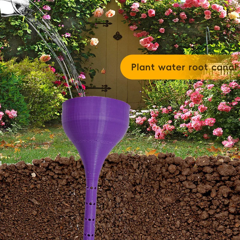 Plant water root canal garden garden gardens plant deep soil drainage device plastic tool