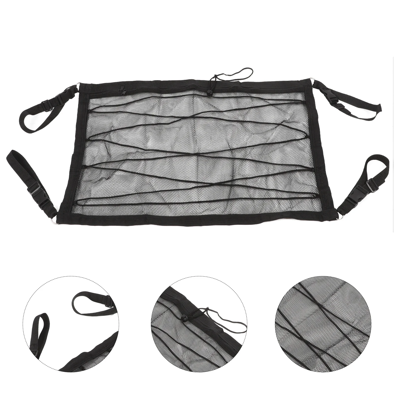

Car Ceiling Cargo Net Large Capacity Mesh Storage For Suv Interior Roof Car Camping Accessories Travel Organizers