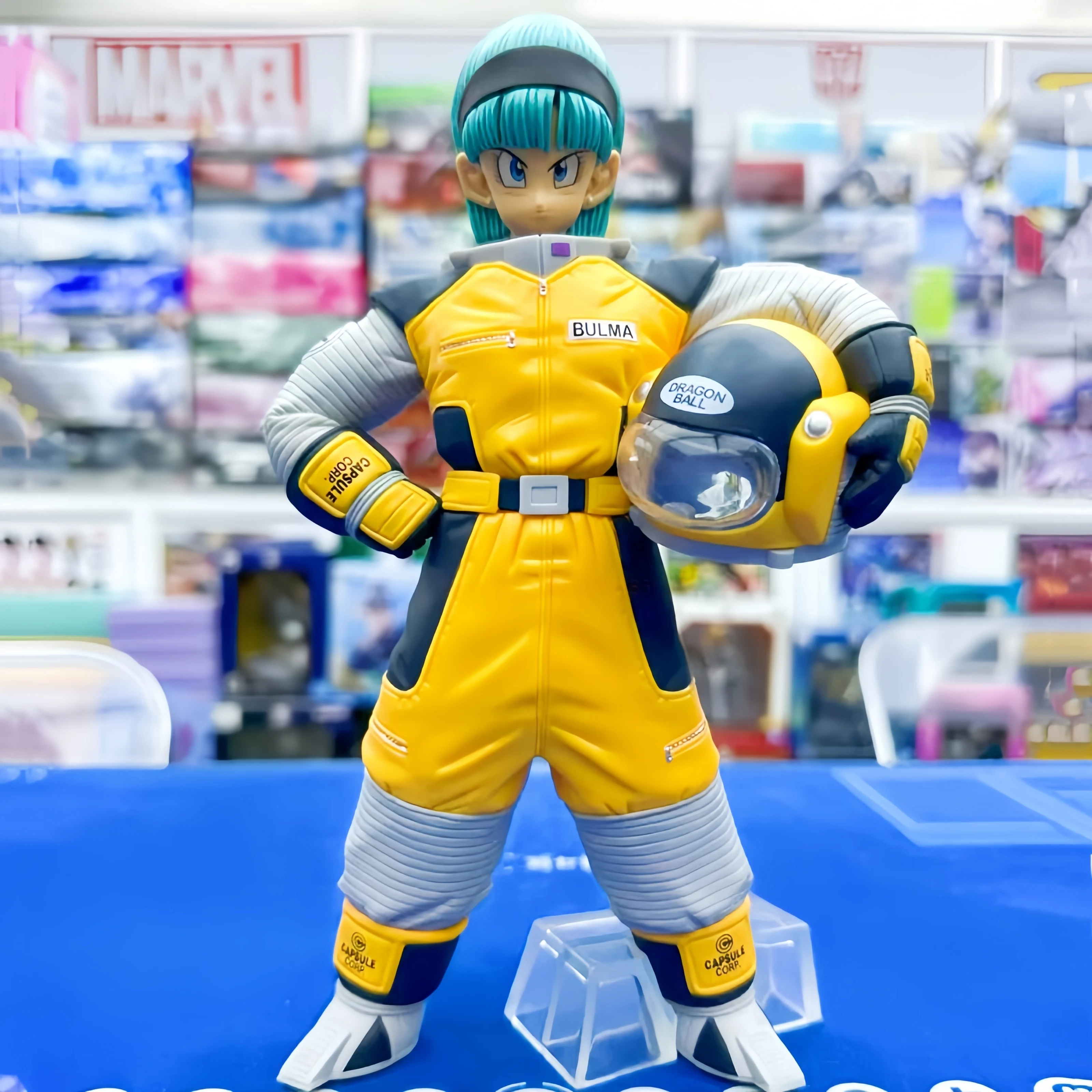 

Original Dragon Ball Anime Figure Aerospace Suit Bulma Figurine Collectble E Bounty Bulma Decor Models Action Statue Toys Gifts