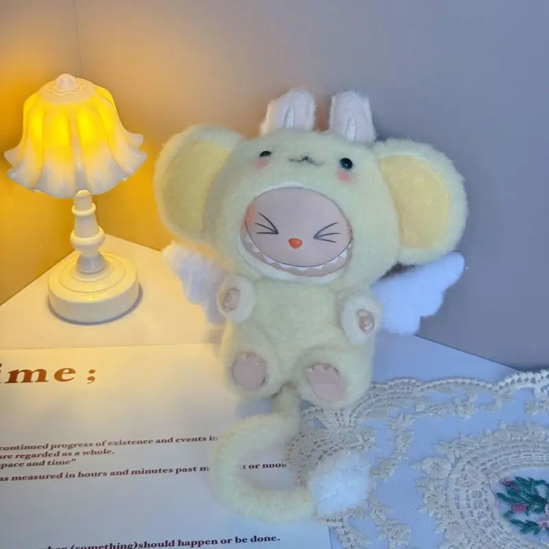 لملابس الأطفال من Labubu، مجموعة ملابس أطفال صغيرة من Ke، قلادة من الفينيل القطيفة، عصرية ومبتكرة، هدية عيد ميلاد للعطلات