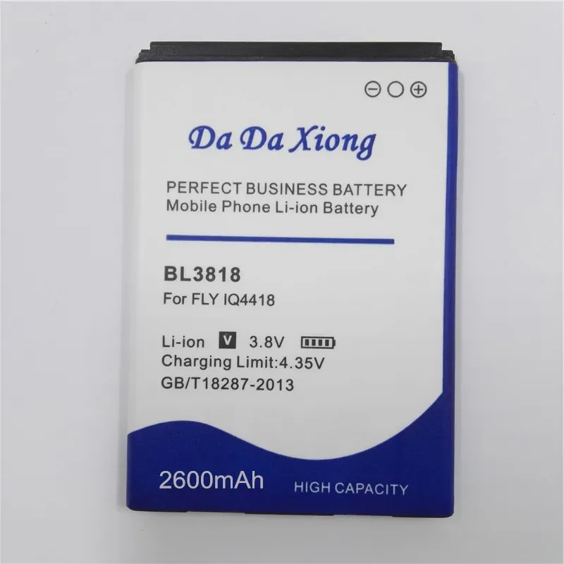 New 2600mAh BL3818 Li-ion Phone Battery For FLY IQ4418