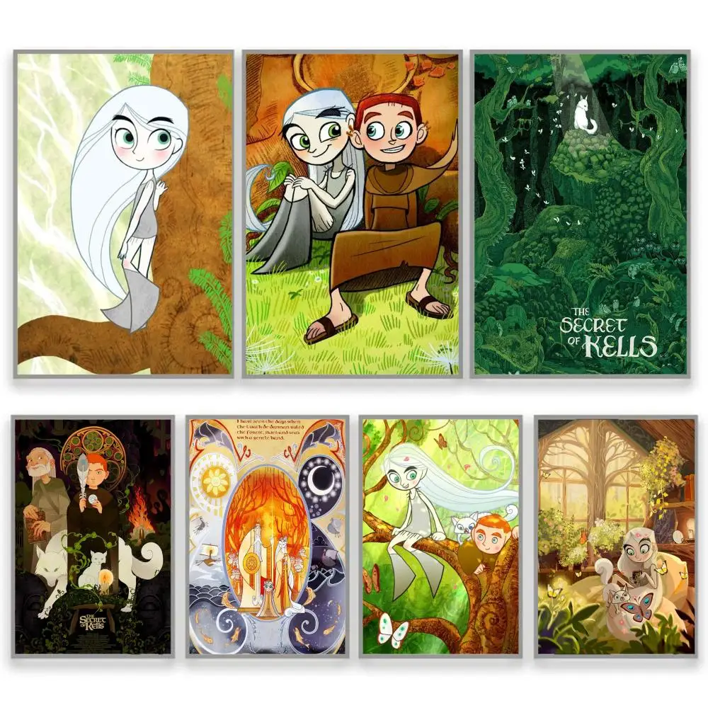 The S-Secret Of Kells PVC Art Poster Apartment Decor Essentials Pop Culture Wall Decor Poster