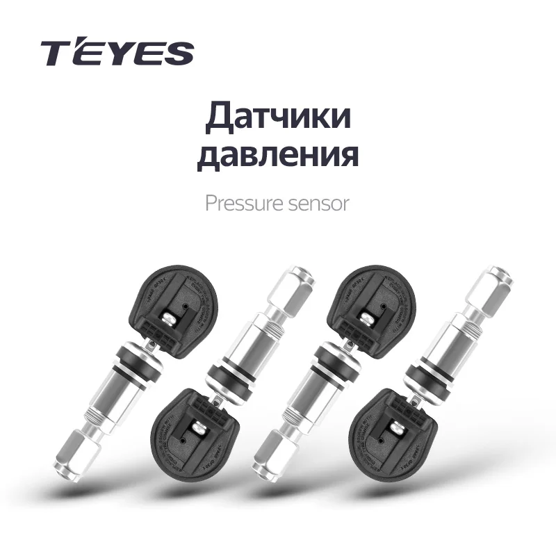 Teyes TPMS Sistema de monitoreo de presión de neumáticos inalámbrico para automóvil para navegación con reproductor de DVD para automóvil