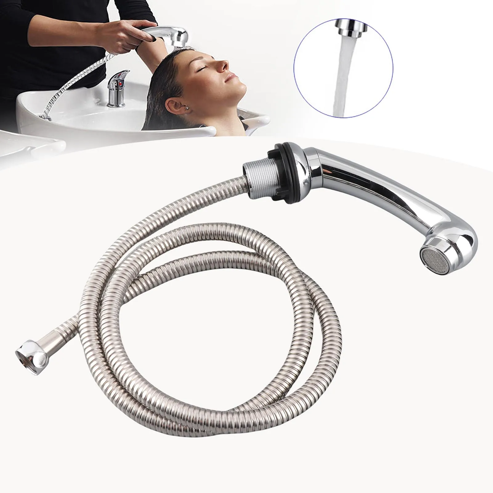 Bedside Shampoo Sprinkler Shampoo Bed Chair Shower Head Handheld Bedside Wash Hair Sprinkler Hair Salon Supplies