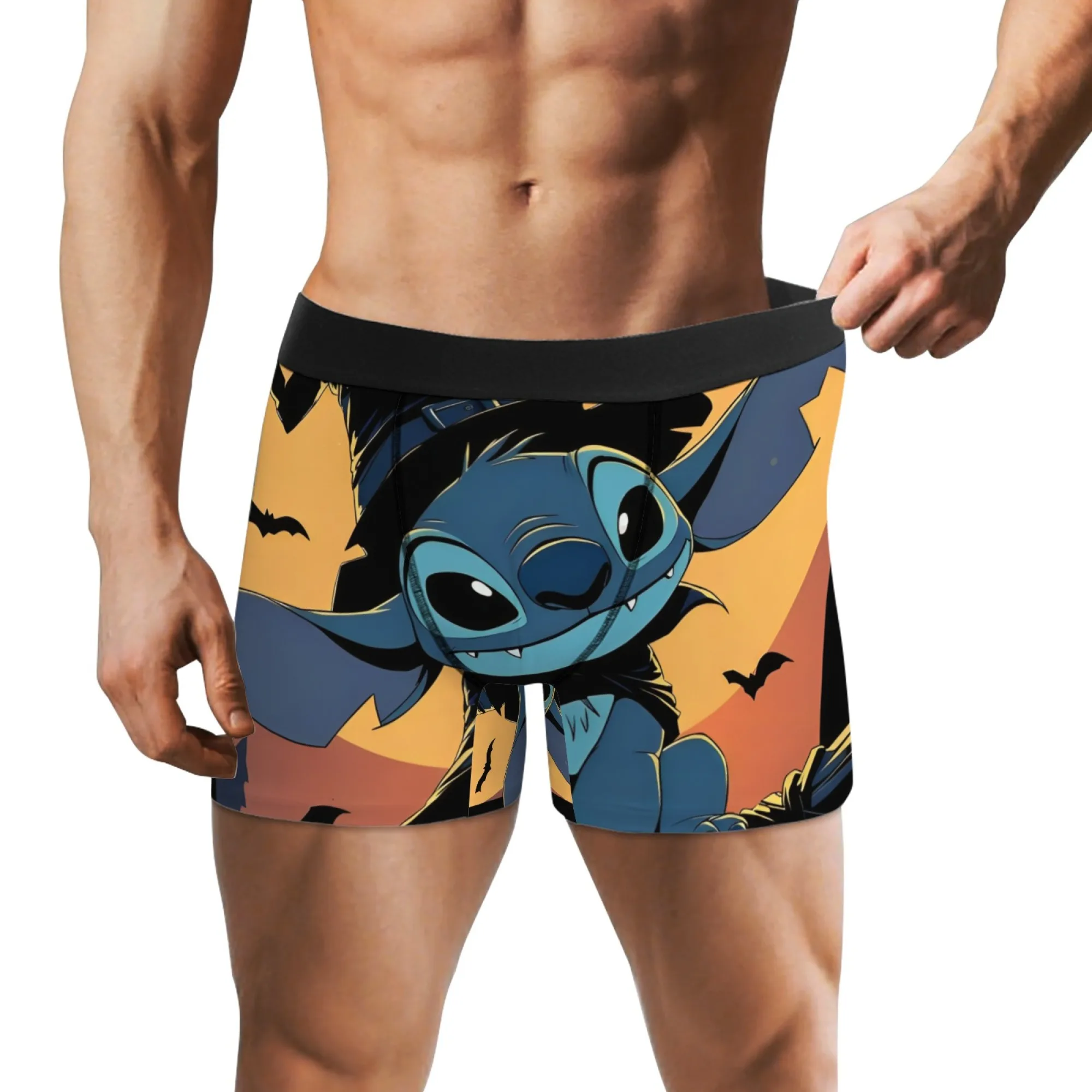 

Новинка, мужские трусы-боксеры с принтом в стиле ретро, дышащие сексуальные мужские шорты, удобное нижнее белье Disney, уникальный забавный подарок для мужчин