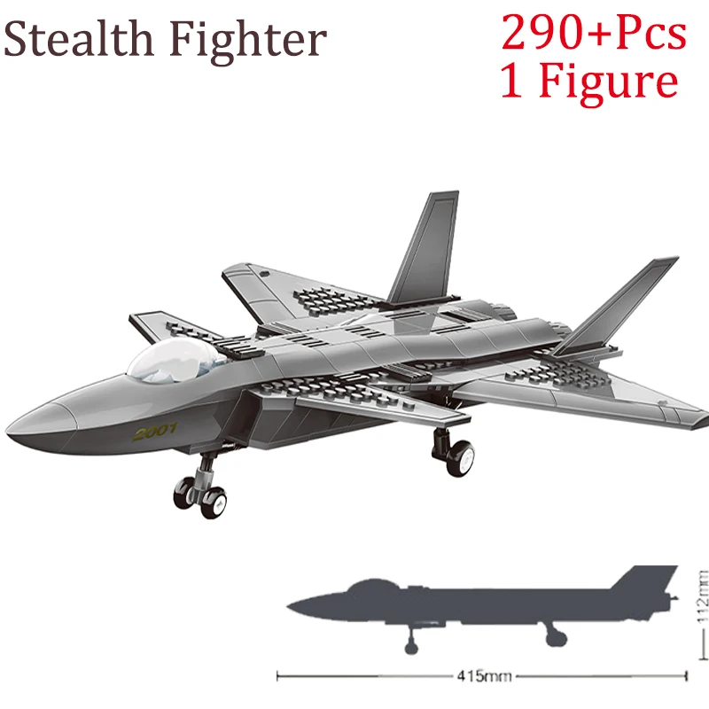 Modern Military SR-71 Blackbird Spy Plane F-15 Fighter Aircraft Soldier Building Blocks Sets Airplane Model Dolls Brick Kids Toy