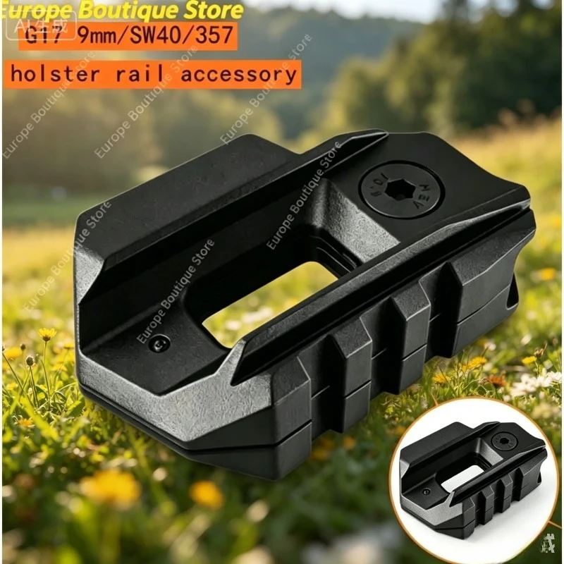 2026 NEW Tactical Rail Holster Fit G17 G19 9mm SW40 357 Outdoor Portable Carry Waist Belt Spare Parts