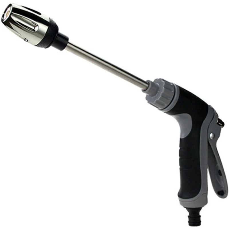 

1 Piece Water Spray Portable Grey For Cleaning Car Wash Machine Garden Watering Hose Nozzle Sprinkler Foam Water