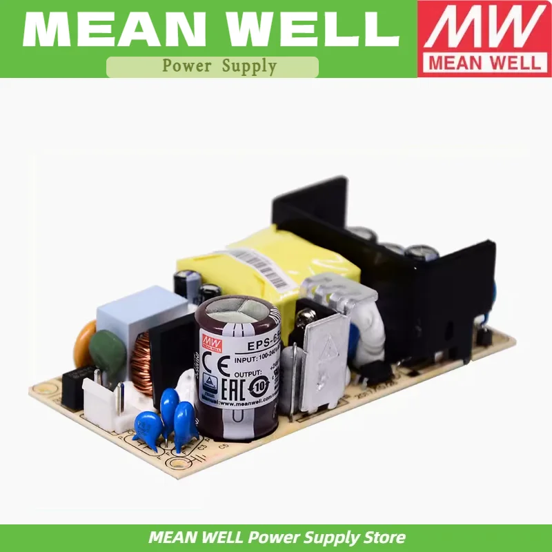 MEAN WELL EPS-65 EPS-65-12 EPS-65-24 Single Output Switching Power Supply EPS-65 12V 24V