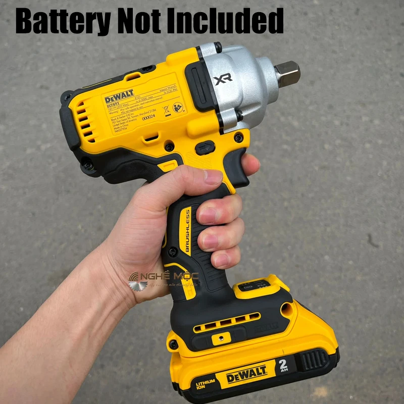 DEWALT DCF892 20V MAX* XR® 1/2 in. Brushless Cordless Mid-Range Impact Rechargeable Electric Wrench with Detent Pin Anvil